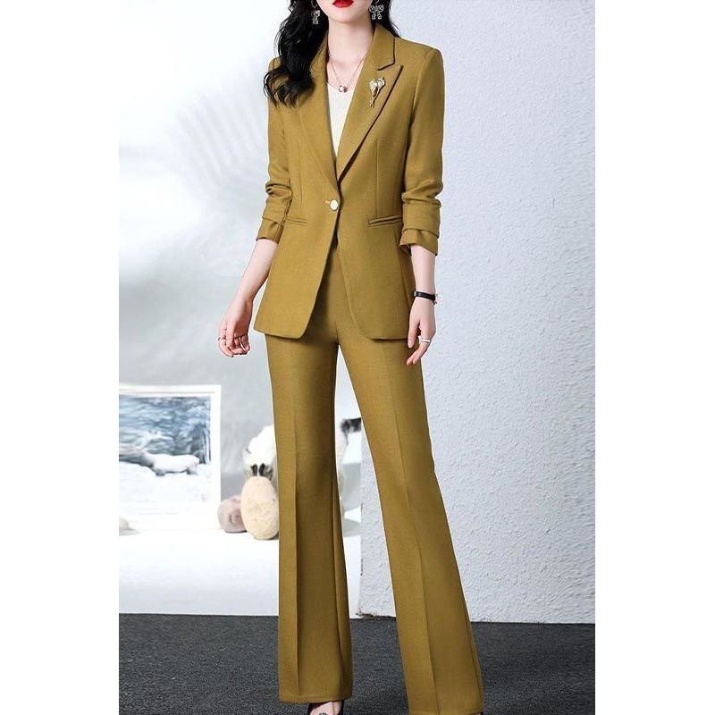 SUIT SUIT Đơn / SUIT Mùa Xuân SUIT Chuyên Nghiệp SUIT Nữ 2025 Quần Áo Nữ Tính Khí Thời Trang Phong C