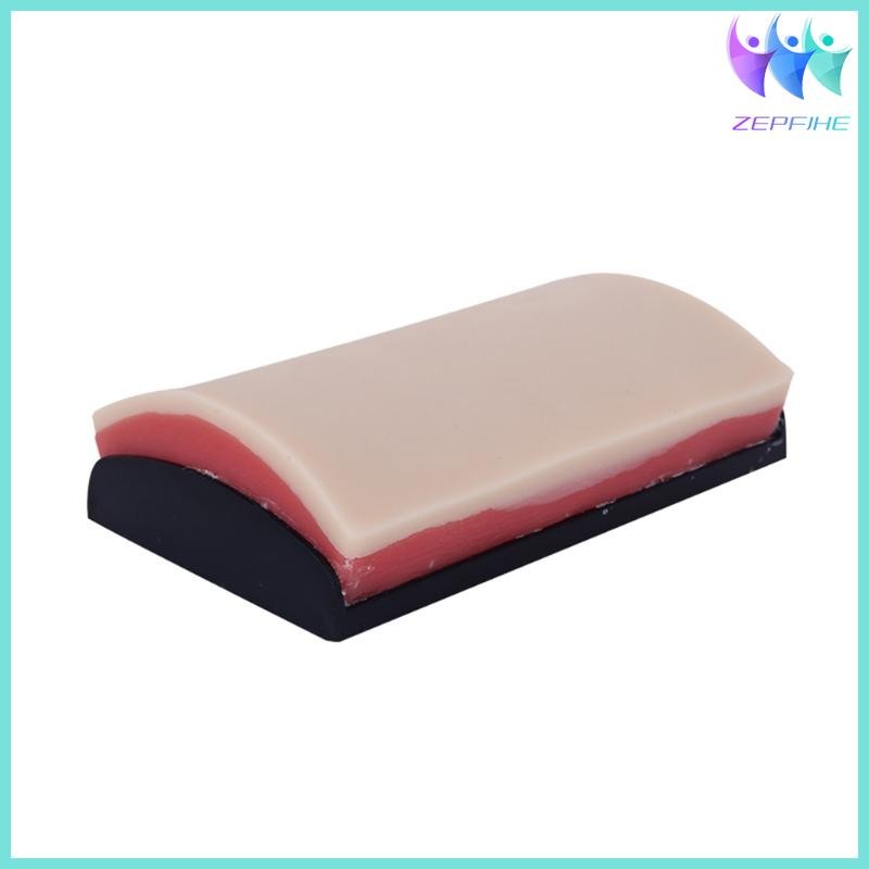 3 Skin Layers Suture Practice Pad Silicone Suture Model 4.13x7.08In for Training