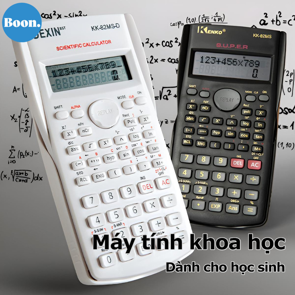 Máy Tính Học Sinh Cầm Tay  với 240 chức năng, thực hiện phép tính nhanh, Nhỏ Gọn Tiện Lợi Dùng Cho Cấp 2,Nắp bảovệ trượt