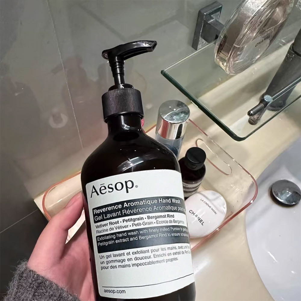 Luxury Aromatic Hand Wash Aesop Reverence 500ml Elegant Bottle Design Suitable For Bathroom And Kitc