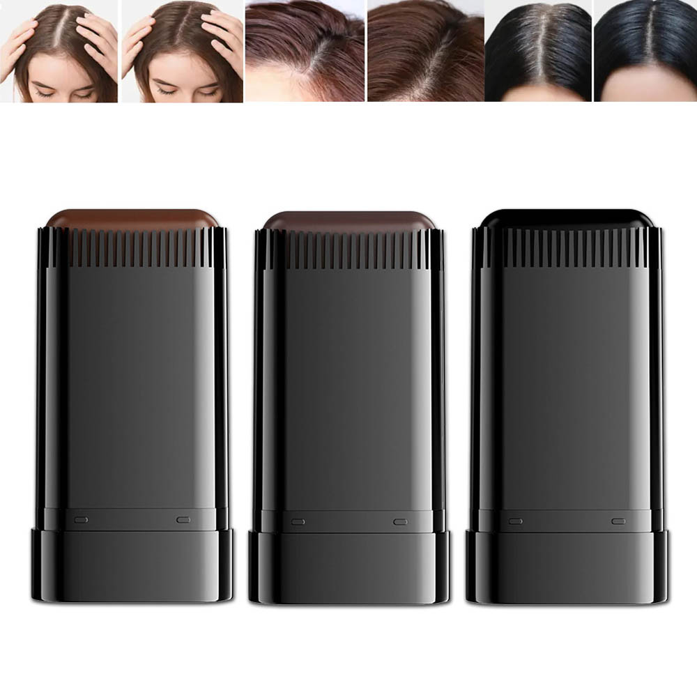 Lược Tóc Lược Màu Tóc Dùng Một Lần Bút Màu Tóc Màu Tóc Dính Tạm Thời Che Tóc Màu Xám Dụng Cụ