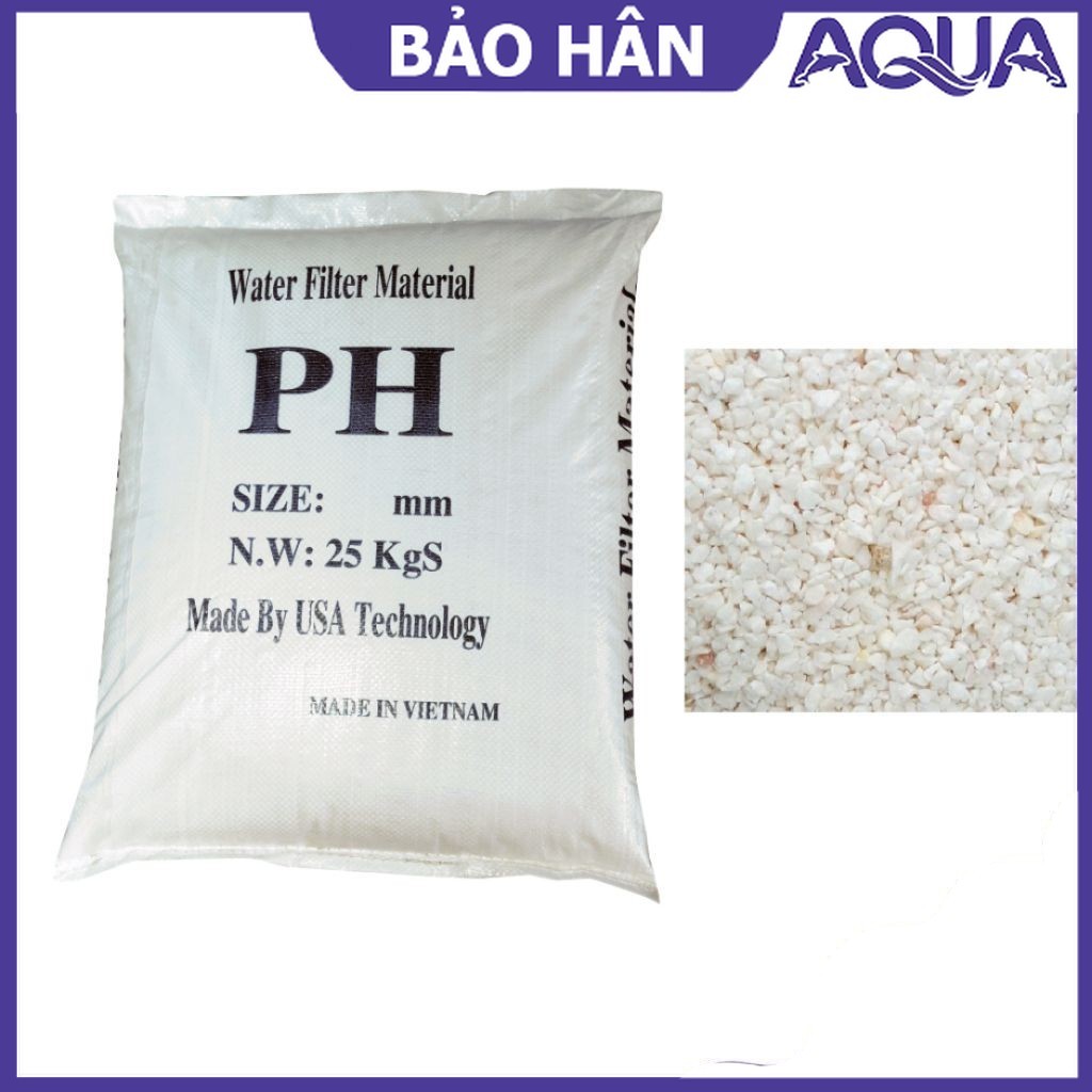 1 Ký Hạt Nâng PH LS Việt Nam - Nâng PH hồ cá, hồ thuỷ sinh, hồ nuôi