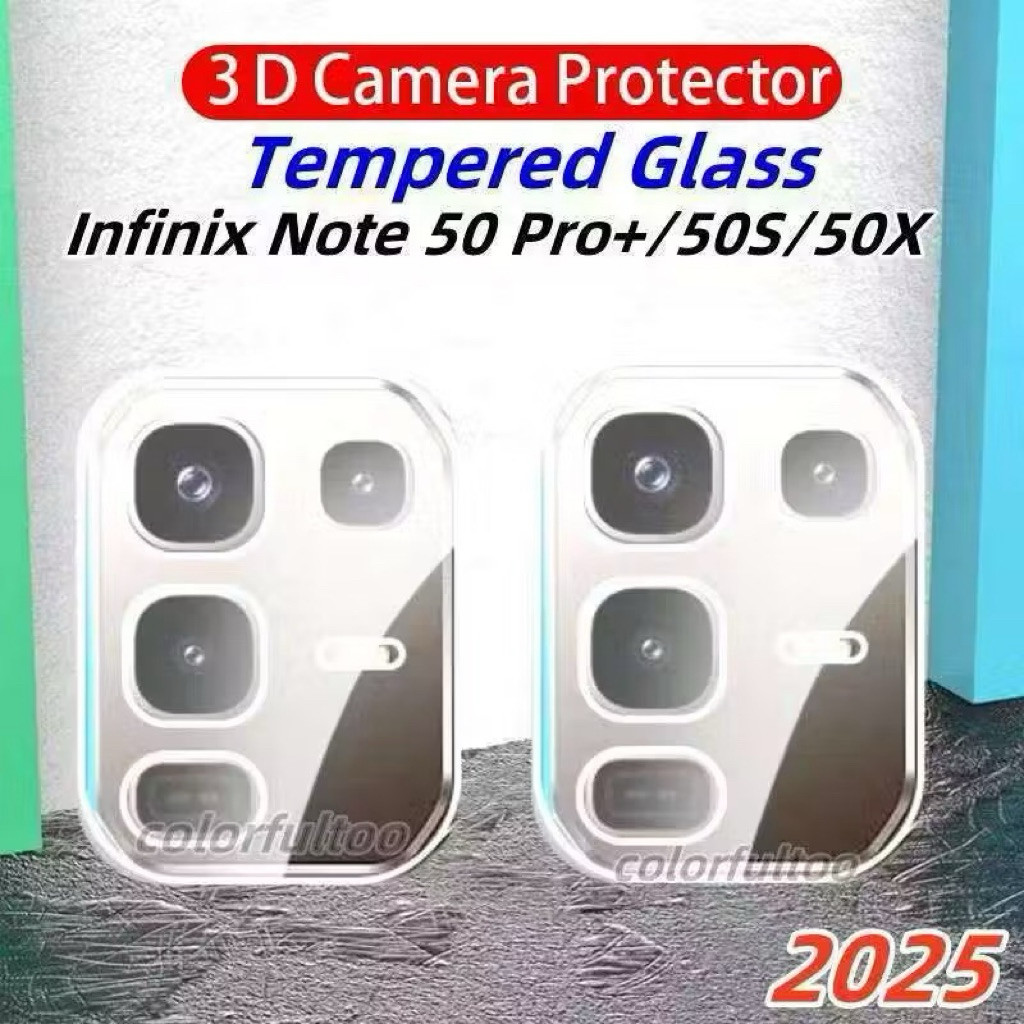 Phim thủy tinh ống kính máy ảnh cho Infinix Note 50 Note50Pro Note50Pro Plus Vỏ mô hình trực tiếp