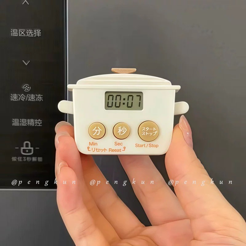 Sáng Tạo Nồi Cơm Nhỏ Hẹn Giờ Nhà Bếp Nấu Từ Tính Cơm Thời Gian Học Quản Lý Thời Gian ins Phong Cách
