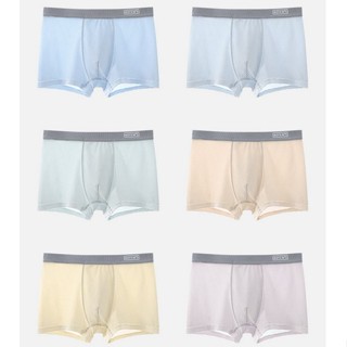 4 Quần Lót Bé Trai Trẻ Em Boxer Thiếu Niên Bé Trai Quần Đùi Cho Trẻ Em Băng Lụa Quần Lót