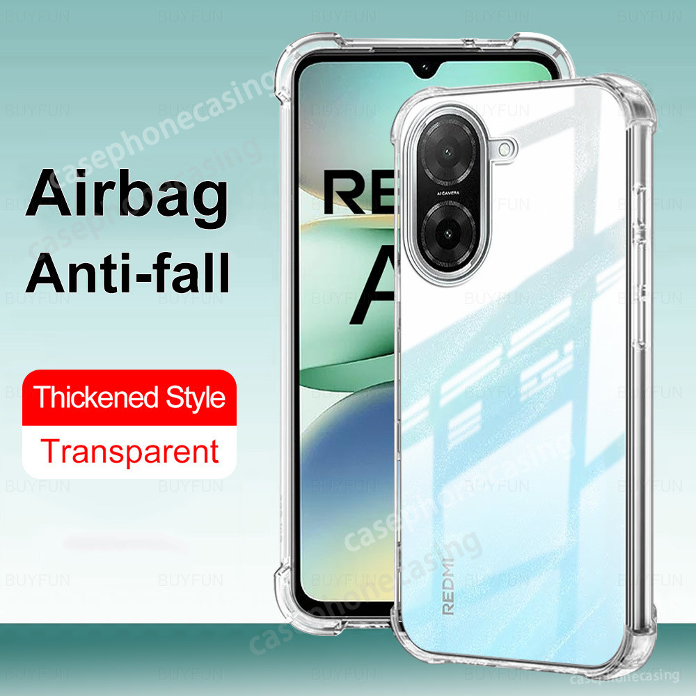 Ốp Lưng Cho Poco C71 PocoC71 Redmi A5 A 5 RedmiA5 MiA5 4G 2025 Vỏ Điện Thoại Trong Suốt Túi Khí Chốn