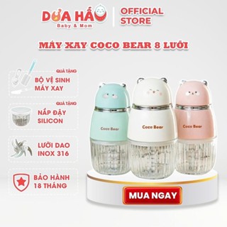 (Tặng Thìa) Máy Xay CocoBear Mimi - Máy xay Misan 8 Lưỡi Dao Chuyên Dụng Cho Bé Ăn Dặm Nhuyễn Shop Dưa Hấu Baby & Mom