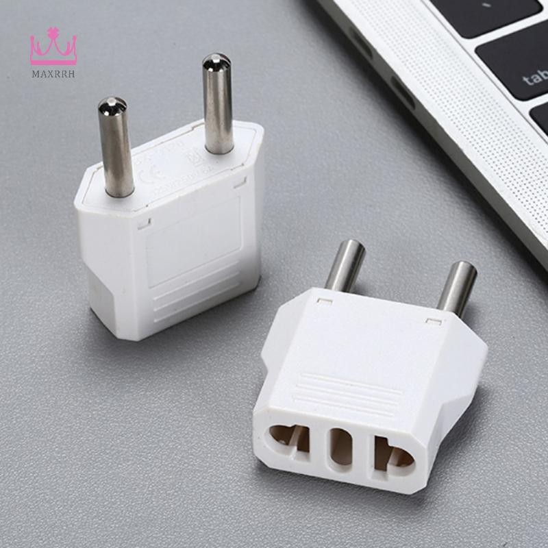 Maxrrh 5 / 10 Cái Us Sang Eu Chuyển Đổi Cắm Eu Sang Us To Us To Au Flat Plug To Dual Use New
