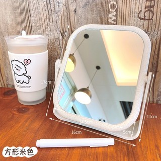 Gương để bàn lúa mạch  Gương lúa mạch trang điểm cao cấp xoay 360 độ(T1-KHO1)