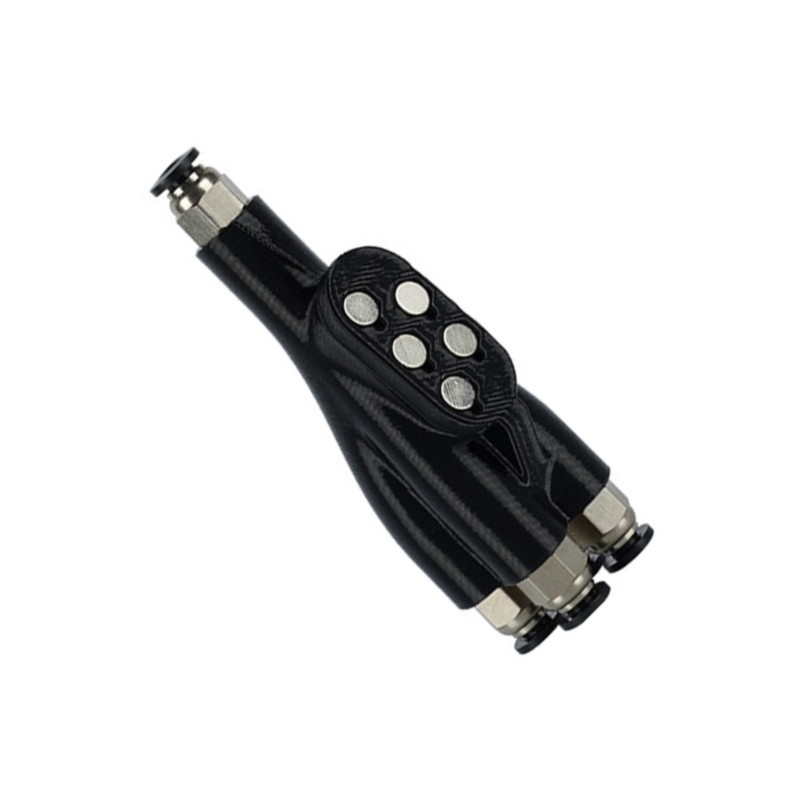 Nev ♕ Bộ chuyển đổi PTFE 4 trong 1 cho Lab P1S P1C X1C X1E Phụ kiện máy in Đầu nối ống Phụ kiện ứng 