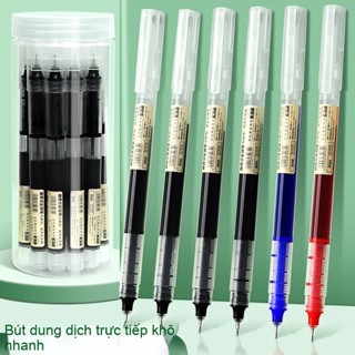  Bút Mực Gel 0.5mm 3 Màu Đen Xanh Đỏ - Bút Mực Nước Nét Chữ Đẹp Mực Đều Trơn Mượt Phù Hợp Văn Phòng Học Sinh 