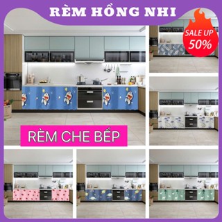  Rèm che bếp dán kệ bếp tủ bếp mini phòng trọ KÈM GAI DÁN tiện dụng RÈM HỒNG NHI 