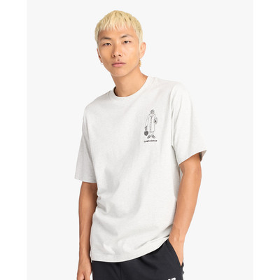 NEW BALANCE - Áo thun nam cổ tròn tay ngắn Athletics Relaxed_MT43554AH-GRE