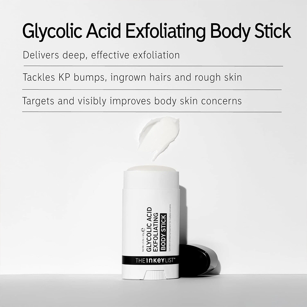 The INKEY List Glycolic Acid Exfoliating Body Stick 45g Multiple Concerns