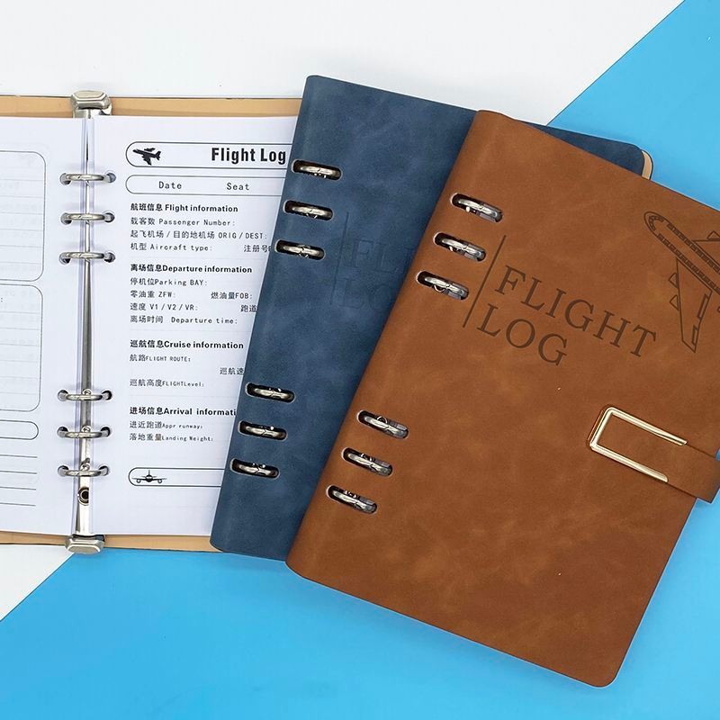 Cửa hàng mới Mở Nhật ký chuyến bay AirPoint Nhật ký FlightLog Sổ tay ghi âm Air Travel Notebook Orig