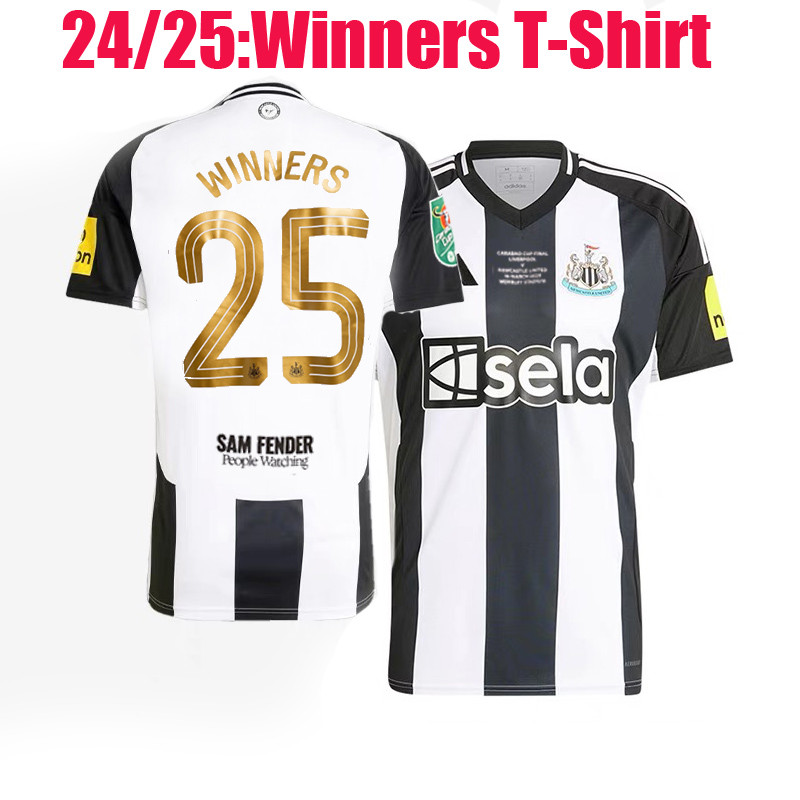 24 / 25 ISAK vải bóng đá 24 / 25 NeWcaStle Carabao Cup WINNERS jersey TRIPPIER TONALI GORDON BRUNO G