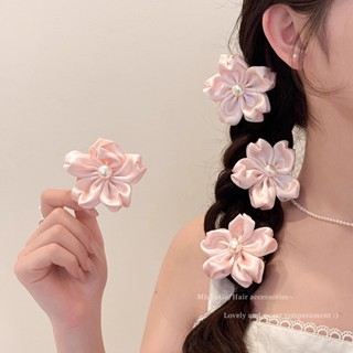 1 Chiếc Kẹp Tóc Hoa Anh Đào Màu Hồng Kẹp Bên Nổ Kẹp Phụ Kiện Tóc