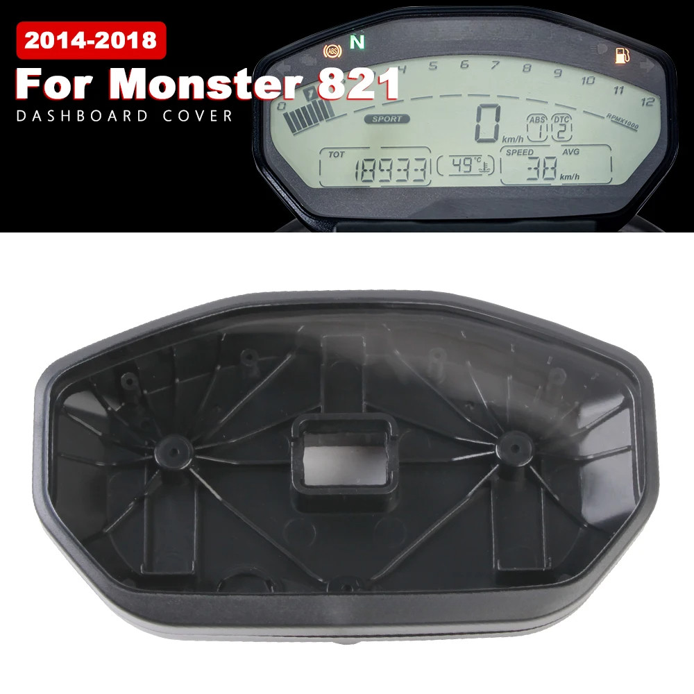Bảng Điều Khiển Bao Nhựa ABS Xe Máy Đồng Hồ Tốc Độ Vỏ Cho Ducati Monster 821 Phụ Kiện 2014 2015 2016