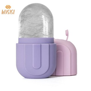   WUSISI  Con lăn đá nén lạnh mặt cho mặt và mắt Massage làm đẹp Khuôn đá silicon Làm mát và làm săn chắc da mặt Dụng cụ chăm sóc da MỚI 