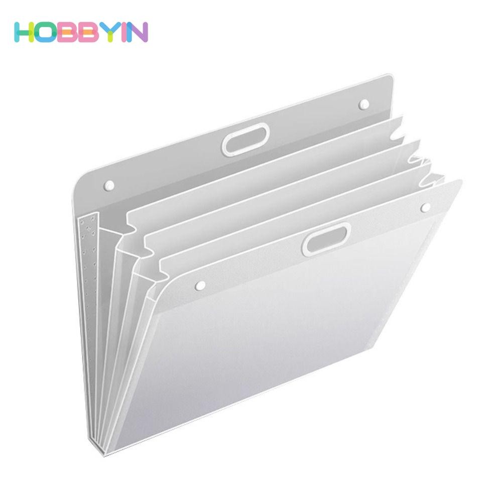 Thư mục tập tin HOBBYIN, A2 / A3 / A4 Túi lưu trữ giấy vẽ tranh bốn lớp, Album ảnh chống nước 4K / 8