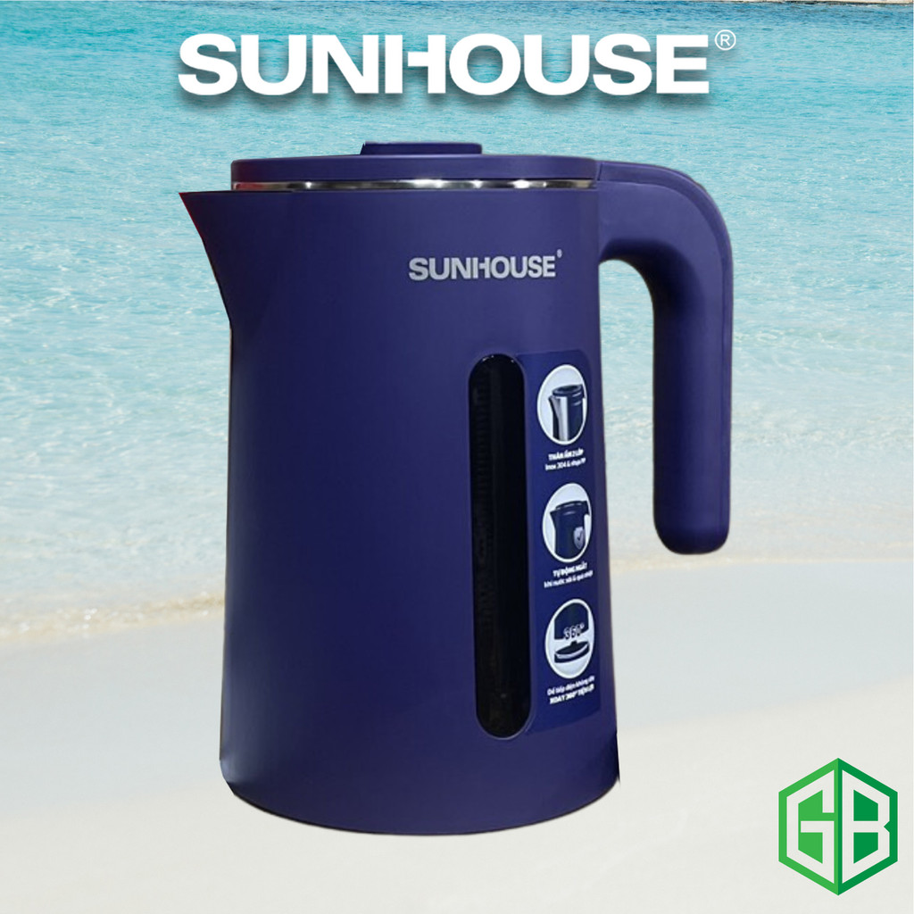Ấm siêu tốc inox 2 lớp 1.8L SUNHOUSE SHD1355