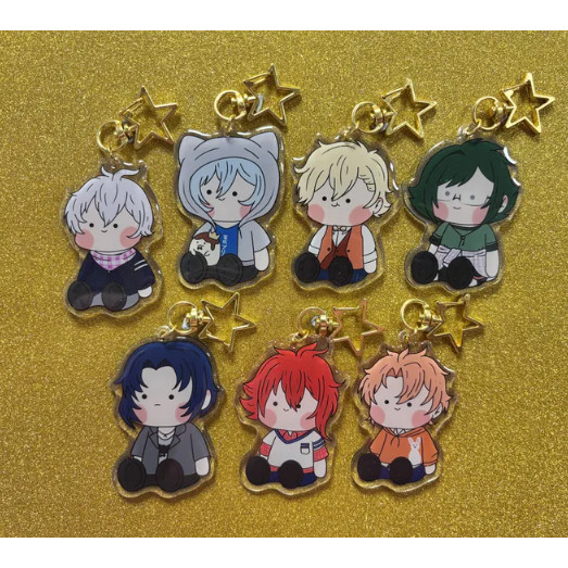 Idoloish 7 acrylic keyrings Iori Mitsuki Tamaki Yamato sogo riku nagi