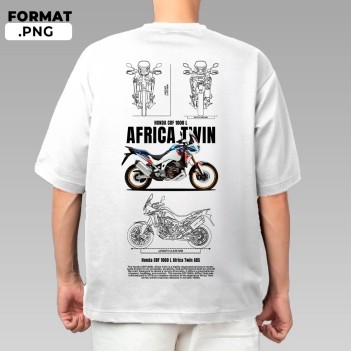 Honda CRF 1000 L Africa Twin ABS Tshirt Lọ sợi nhỏ