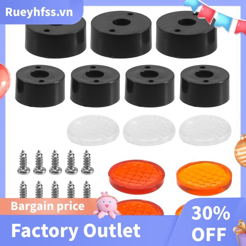 7 Chiếc Vỏ Đèn Hậu Cho 1: 10 RC Xe Bánh Xích RC D90 Vỏ Thân Xe