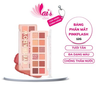 Bảng Phấn Mắt PINKFLASH Pink Dessert 12g Nhũ Ánh Kim, Lâu Trôi, Trang Điểm Đa Năng PF-E15