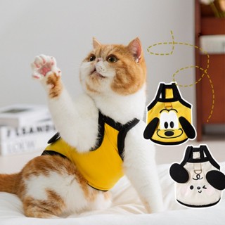 Áo Vest Thú Cưng Mùa Hè Cho Chó Mèo Có Tai 3D Thoáng Khí Mỏng Không Tay Quần Áo Cho Chó Nhỏ Trang Phục Thú Cưng