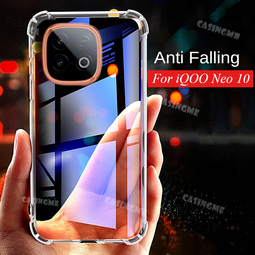 Dành Cho iQOO NEO 10 5G 2025 Túi Khí Trong Suốt Ốp lưng iQOO Neo10 NEO 10 iqooNeo10 Neo10 10Neo 5G 2