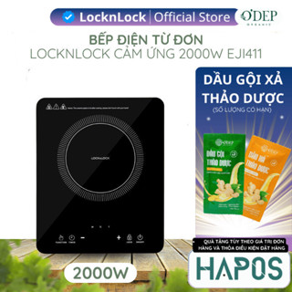  Bếp điện từ Lock & Lock Induction Cooker 220-240V 50 60Hz 2000W - Màu đen EJI411 - Hapos Mall 