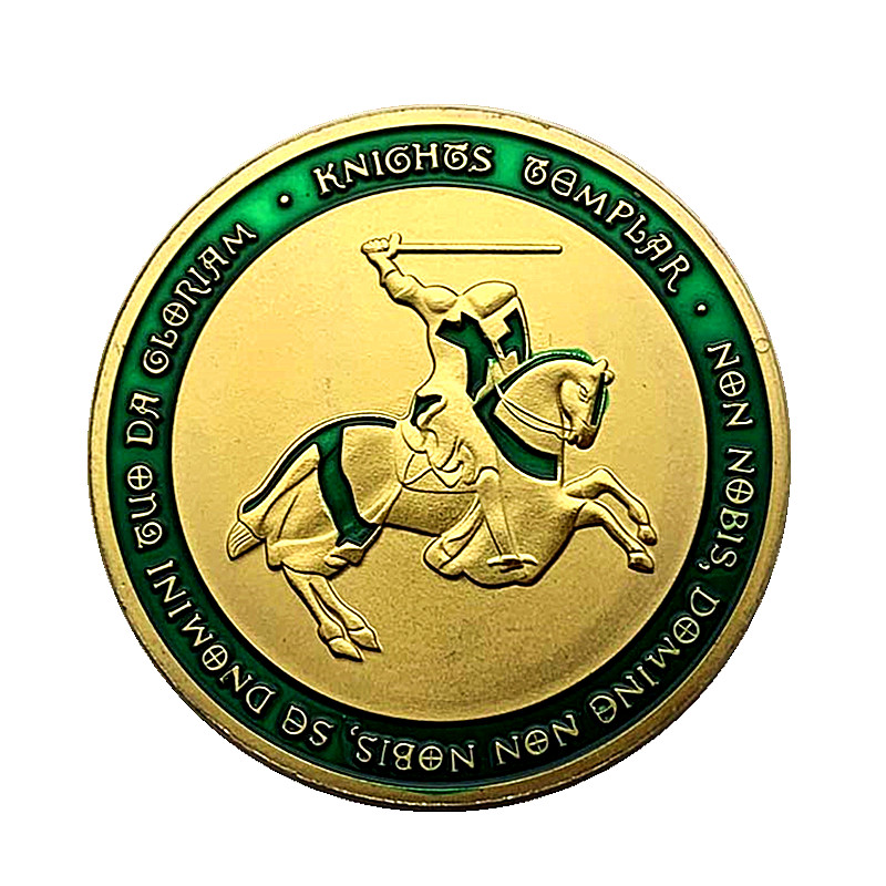 Armor Warrior Shield Knight Đồng xu kỷ niệm