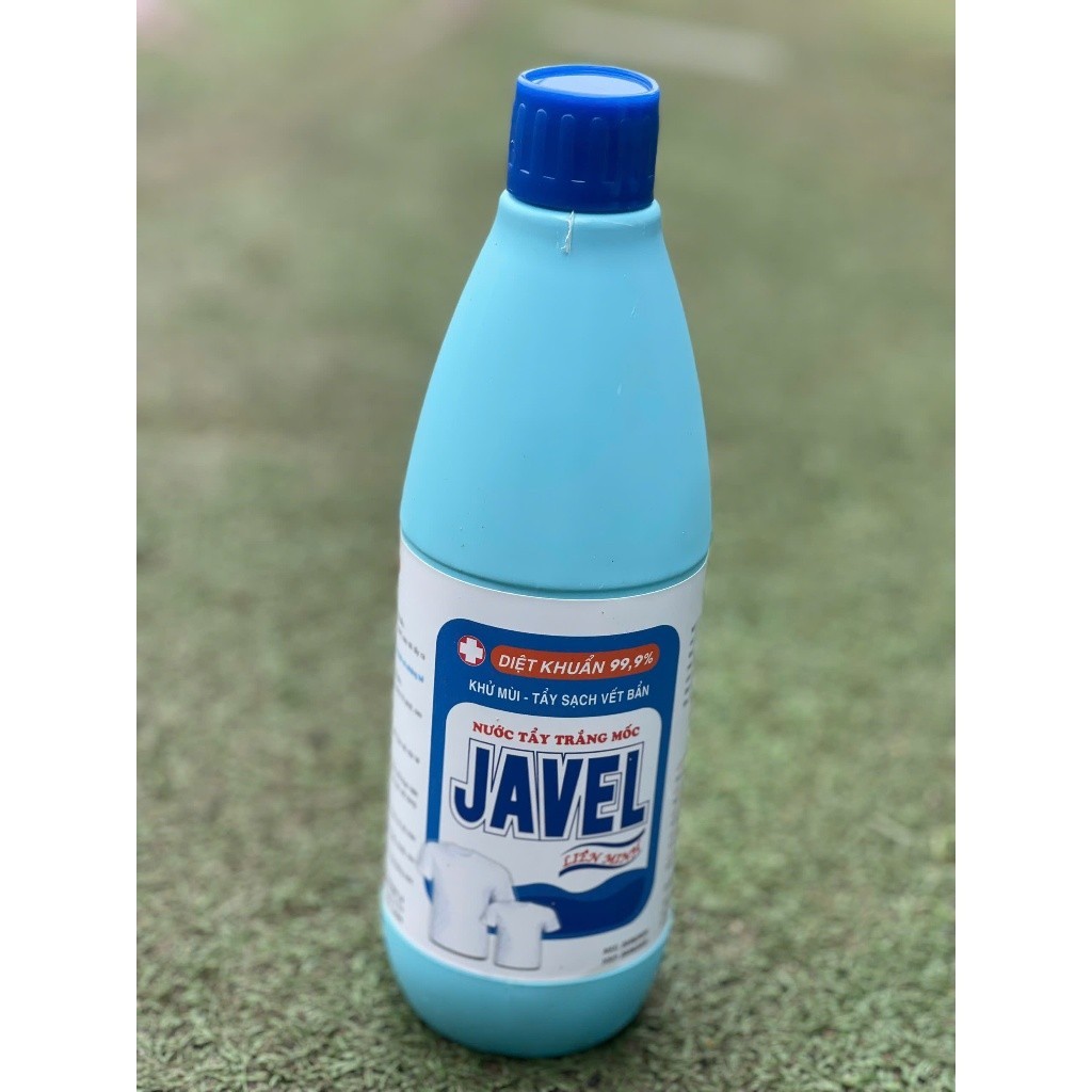 Nước tẩy quần áo trắng Javel chai 600ml, nước tẩy quần áo
