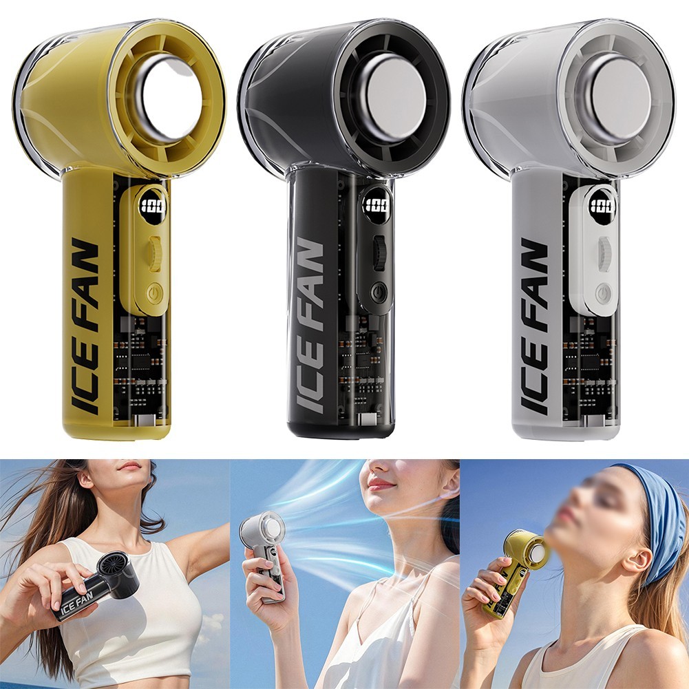 [PPIAVN]Long Battery Life Handheld Fan with Customizable Speed Control Feature[Ready stock]