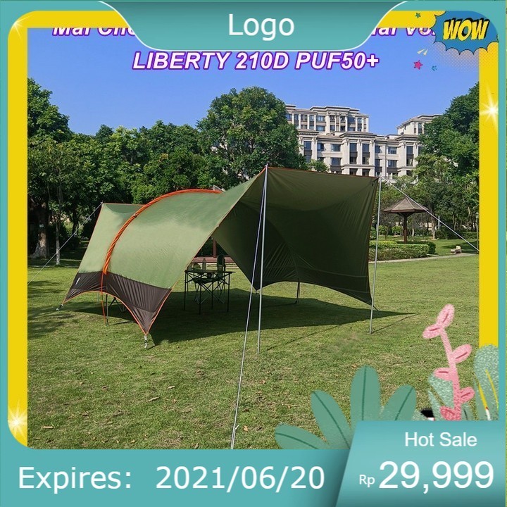 Mái Che Ô Tô, Lều Cắm Trại Mái Vòm Vinyl Harpy Cao Cấp ⚜️Euro Store⚜️