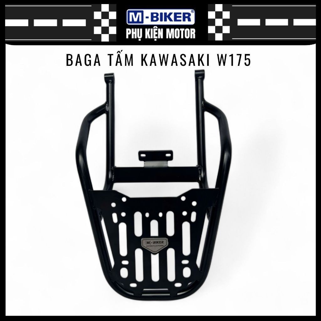 Baga W175 Mbiker, cảng sau Kawasaki W175 chở hàng