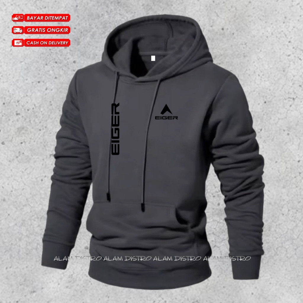 Alam Distro - Áo Hoodie 1205 Kirka Text Đen / Áo len Unisex Cao cấp Áo len Cardigan Jumper