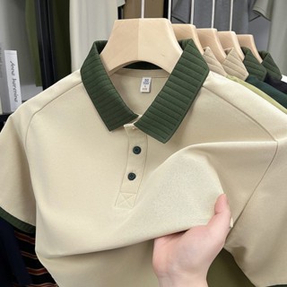  Áo Polo Nam 2025 Phong Cách Mới Mùa Hè Hàn Quốc Áo Ngắn Tay Thường Ngày 