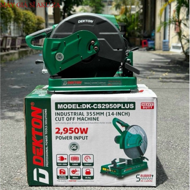 DK-CS2950PLUS máy cắt sắt DEKTON 2950W lưỡi 355mm AKU.ZA GIÁ SĨ