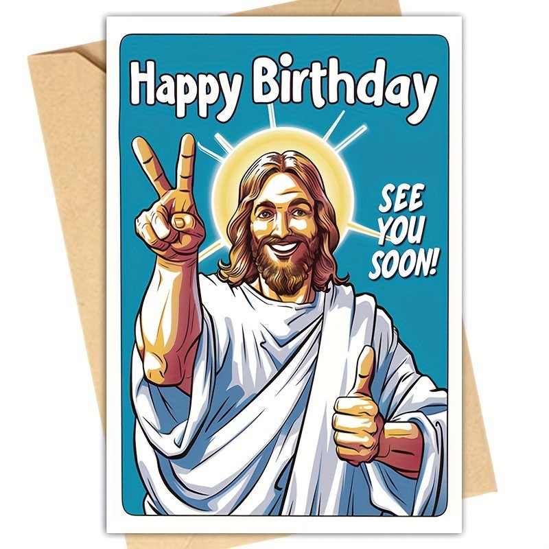 [Coisíní] Thiệp sinh nhật vui nhộn kèm phong bì Thiệp văn bản vui nhộn Quà tặng vui nhộn