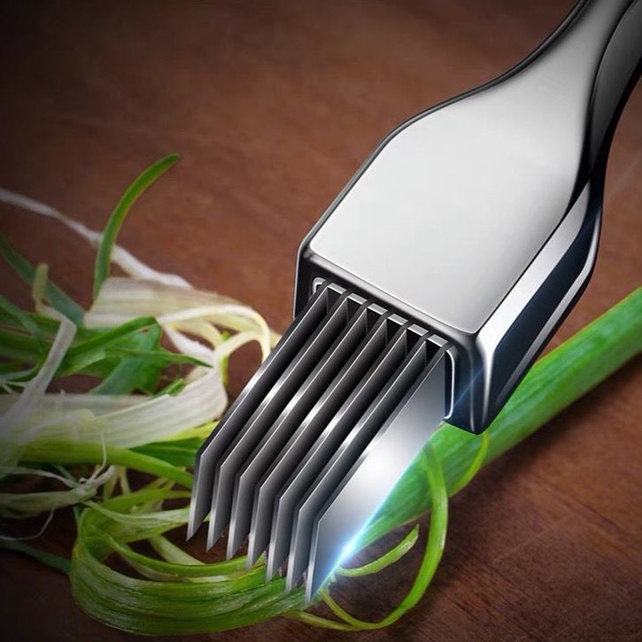 Dụng cụ cắt hành tây bằng thép không gỉ 304, công cụ kỳ diệu để cắt hành lá, rau củ, cắt nhỏ, thái l