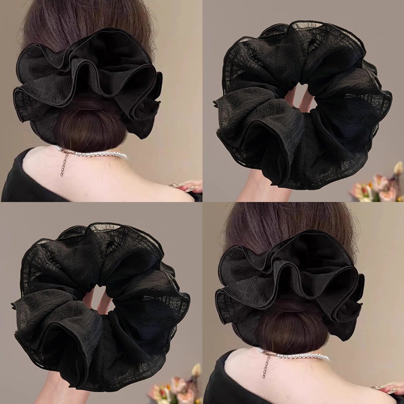 【Dây Buộc Tóc】 Scrunchies To Phồng Đẹp Thời Trang Hàn Quốc Cho Nữ