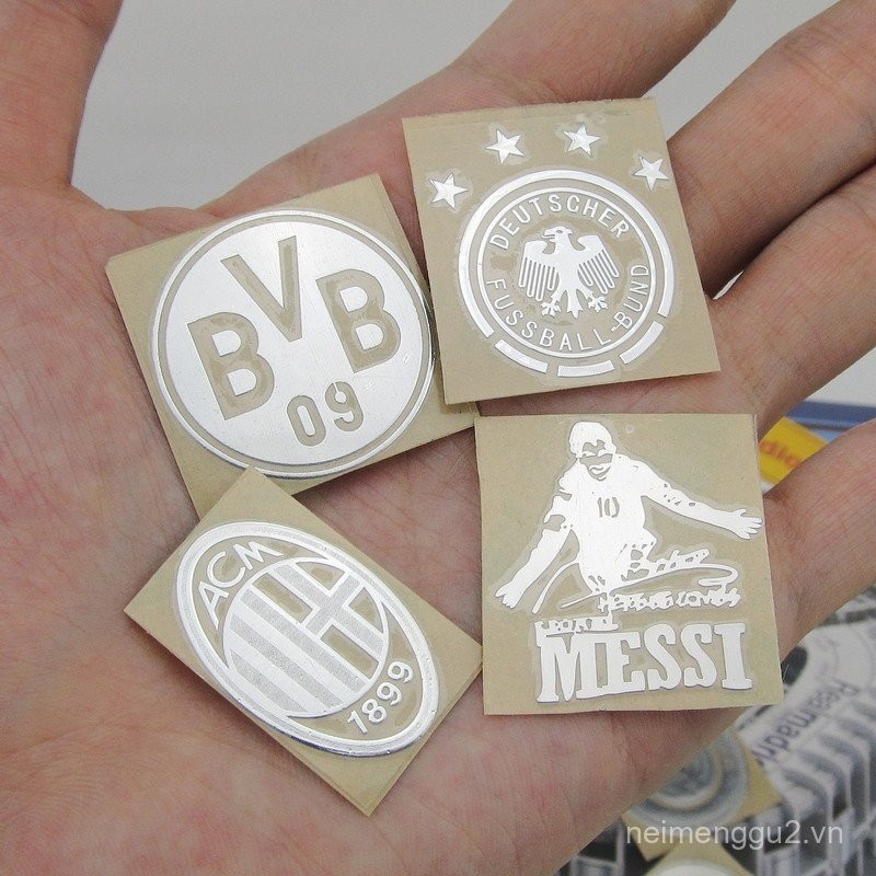 Sản phẩm fan hâm mộ Real Madrid Barcelona Messi Neymar Ronaldo AC Milan Juventus Argentina nhãn dán 