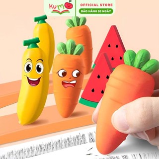 Gôm Tẩy Bút Chì Hoa Quả Khổng Lồ Deli VP414 - Tẩy Chì Tẩy Sạch Ít Vụn An Toàn Cho Bé