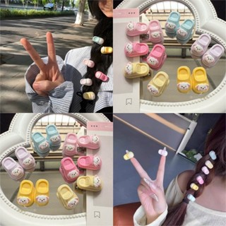 Ahellogirl Dép Hoạt Hình Dễ Thương Kẹp Tóc Phụ Kiện Tóc Nữ