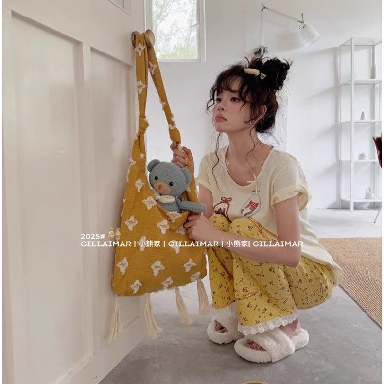 6.2 Kích Thước Lớn Ren Hoa Bộ Đồ Ngủ Nữ Hoạt Hình Dễ Thương Loungewear Nữ | BigBuy360 - bigbuy360.vn