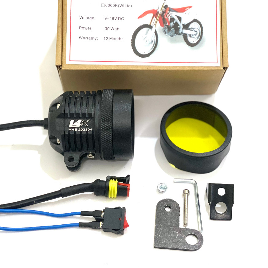 Đèn Trợ Sáng L4X CREE - Đèn siêu sáng lắp ô tô xe máy xe điện (BL98)