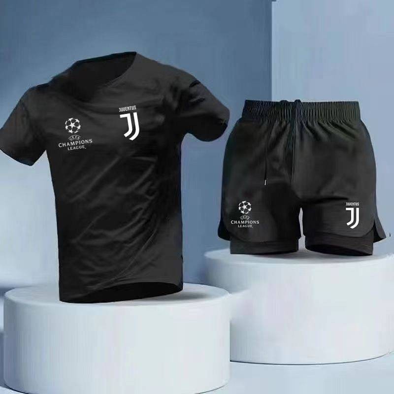 Juventus Same Summer Jersey Training Wear Quick-Drying T-shirt Anti-Exposure Shorts Sports Soccer Un