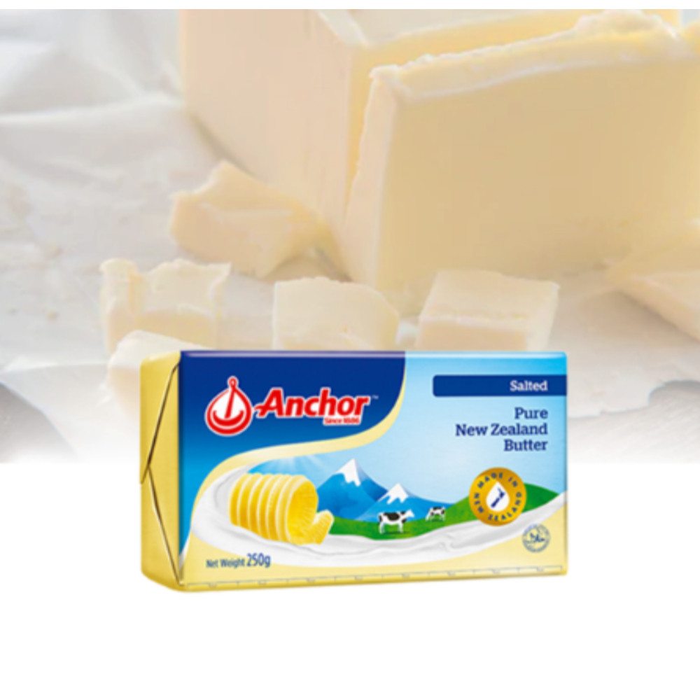 Bơ Mặn Hiệu Anchor Gói 250gr - Salted Butter (New Zealand)